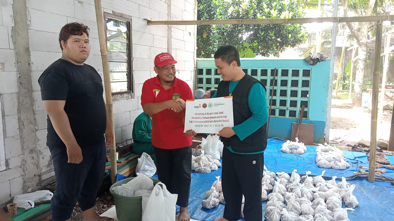 Muhammadiyah Banyumas Salurkan Daging Hadyu/Dam Jamaah Haji 1447 H / 2026 M melalui Lazismu